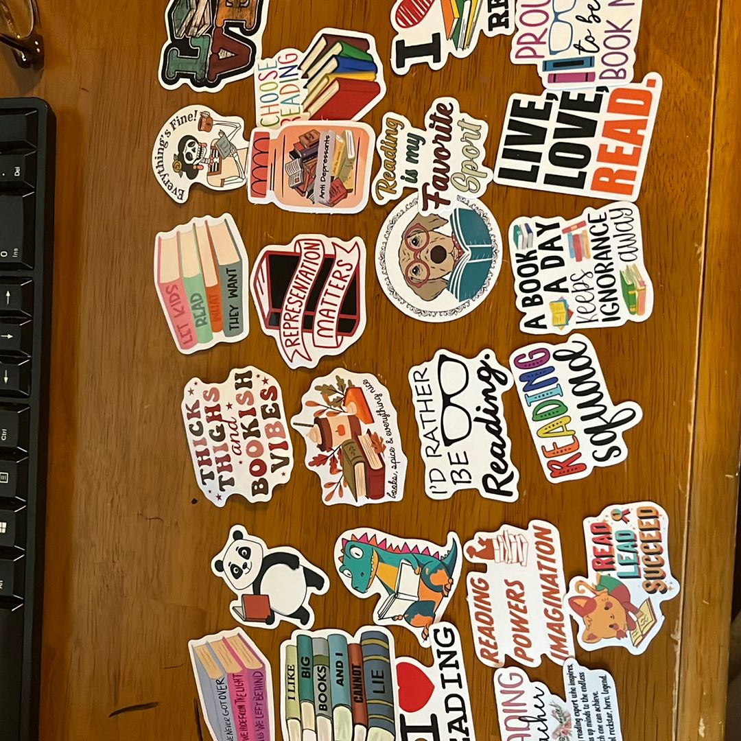 Reading stickers