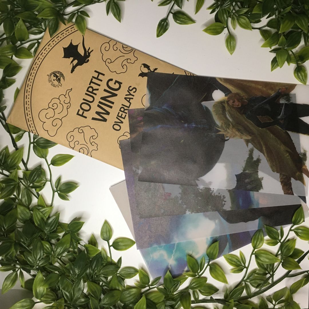 FairyLoot Exclusive Fourth Wing Page Overlay Set 