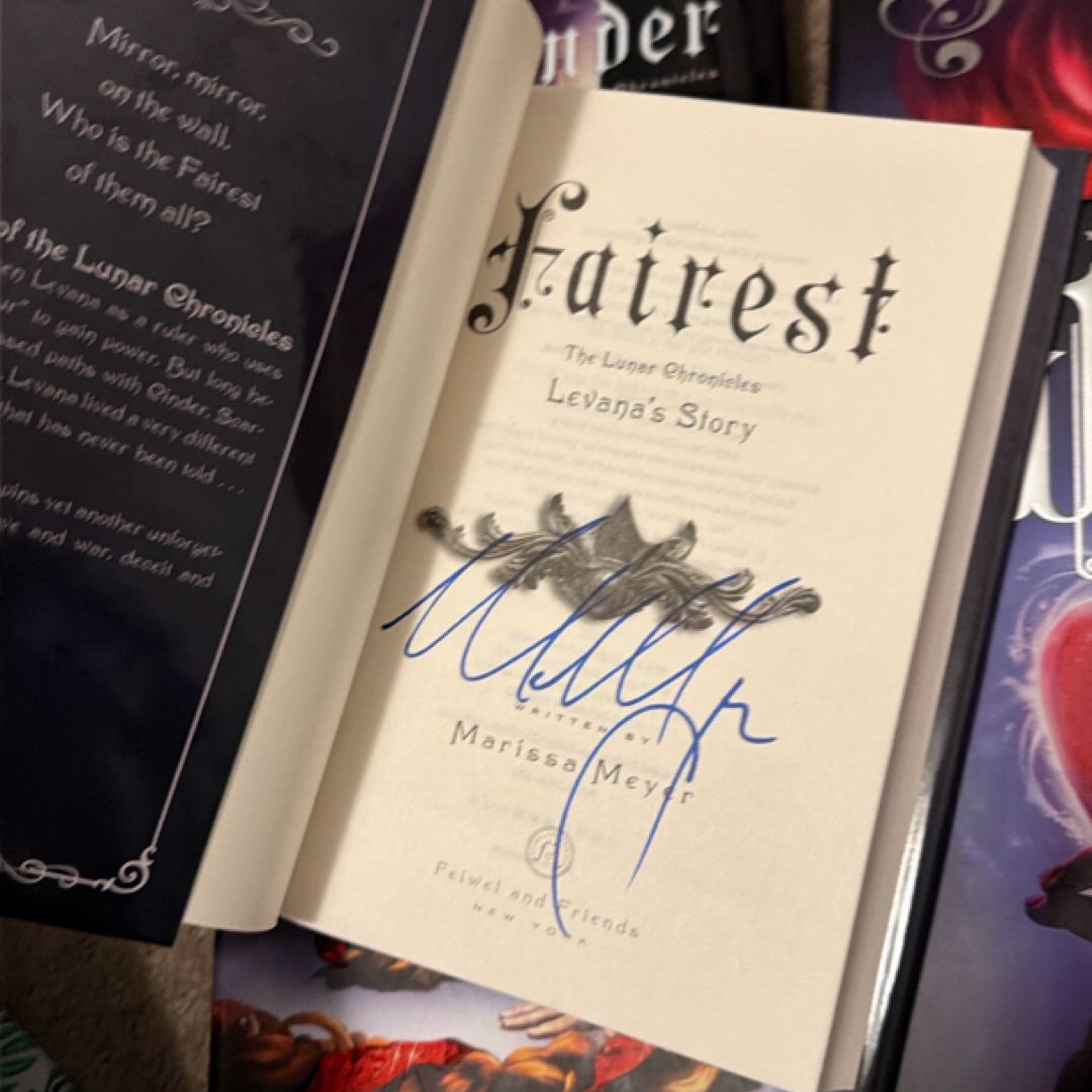 Lunar Chronicles hand signed 