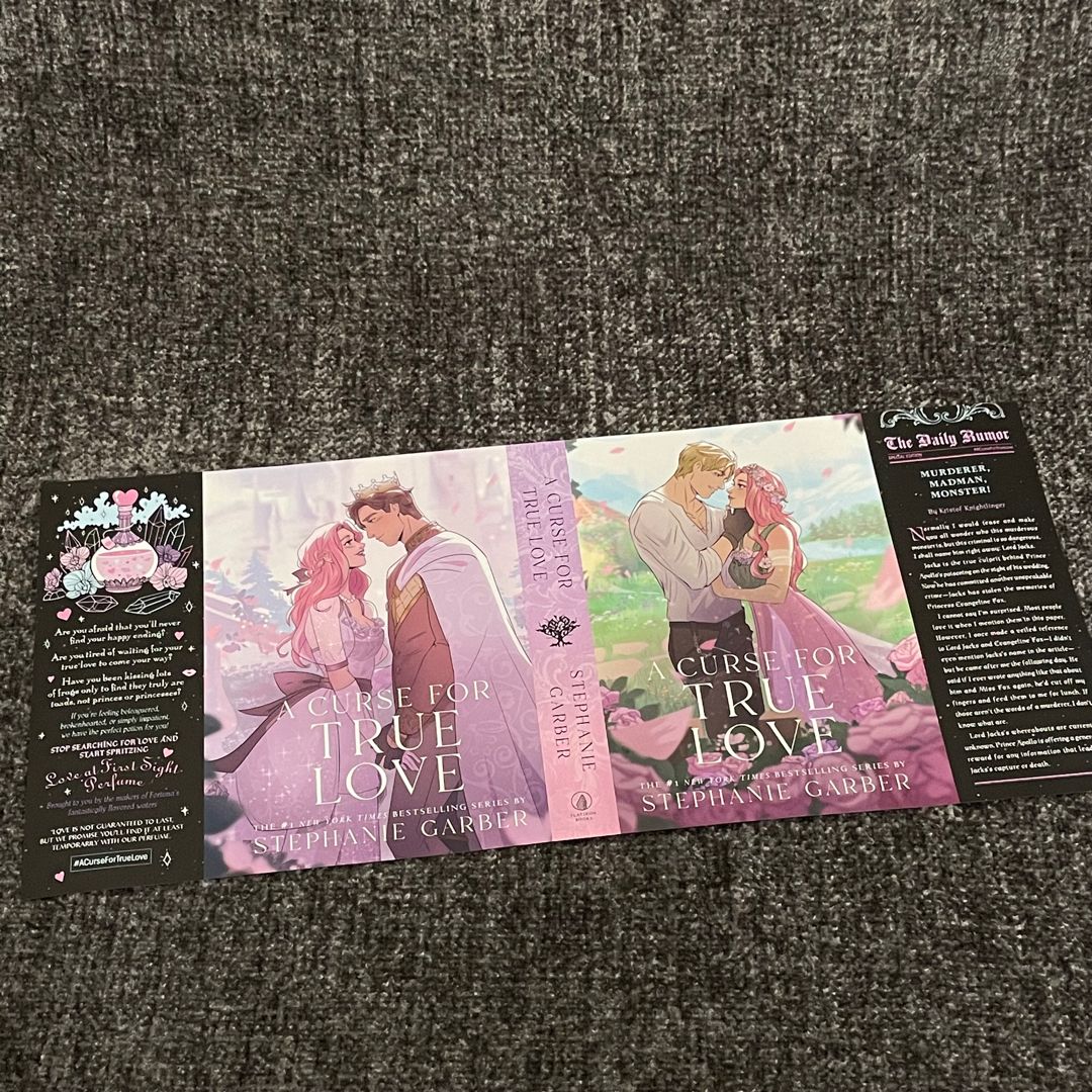 A Curse Of True Love by Stephanie Garber Alternate Dust Jacket