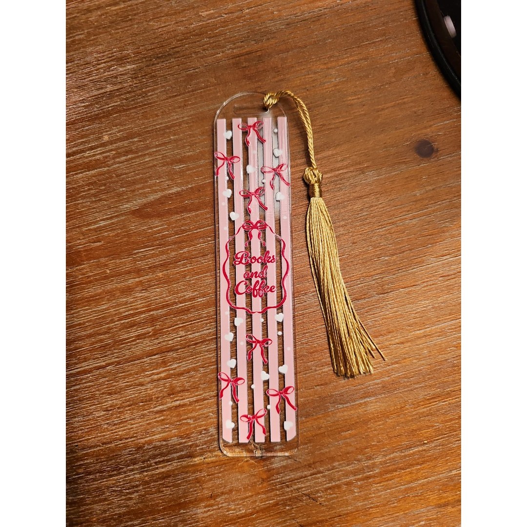Books & Coffee Bookmark