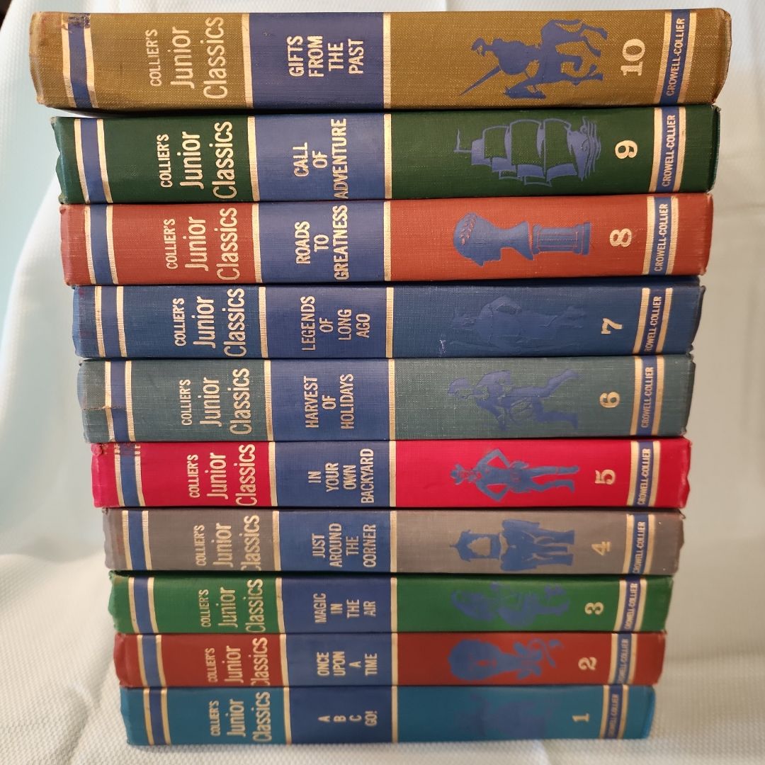 Collier's Junior Classics, volumes 1 through 10
