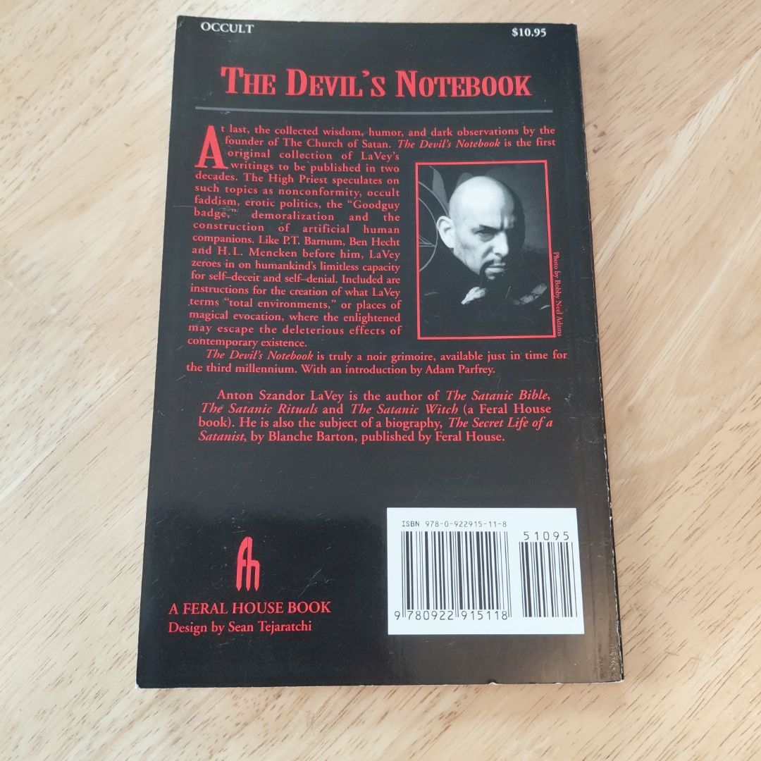 The Devil's Notebook by Anton Szandor LaVey