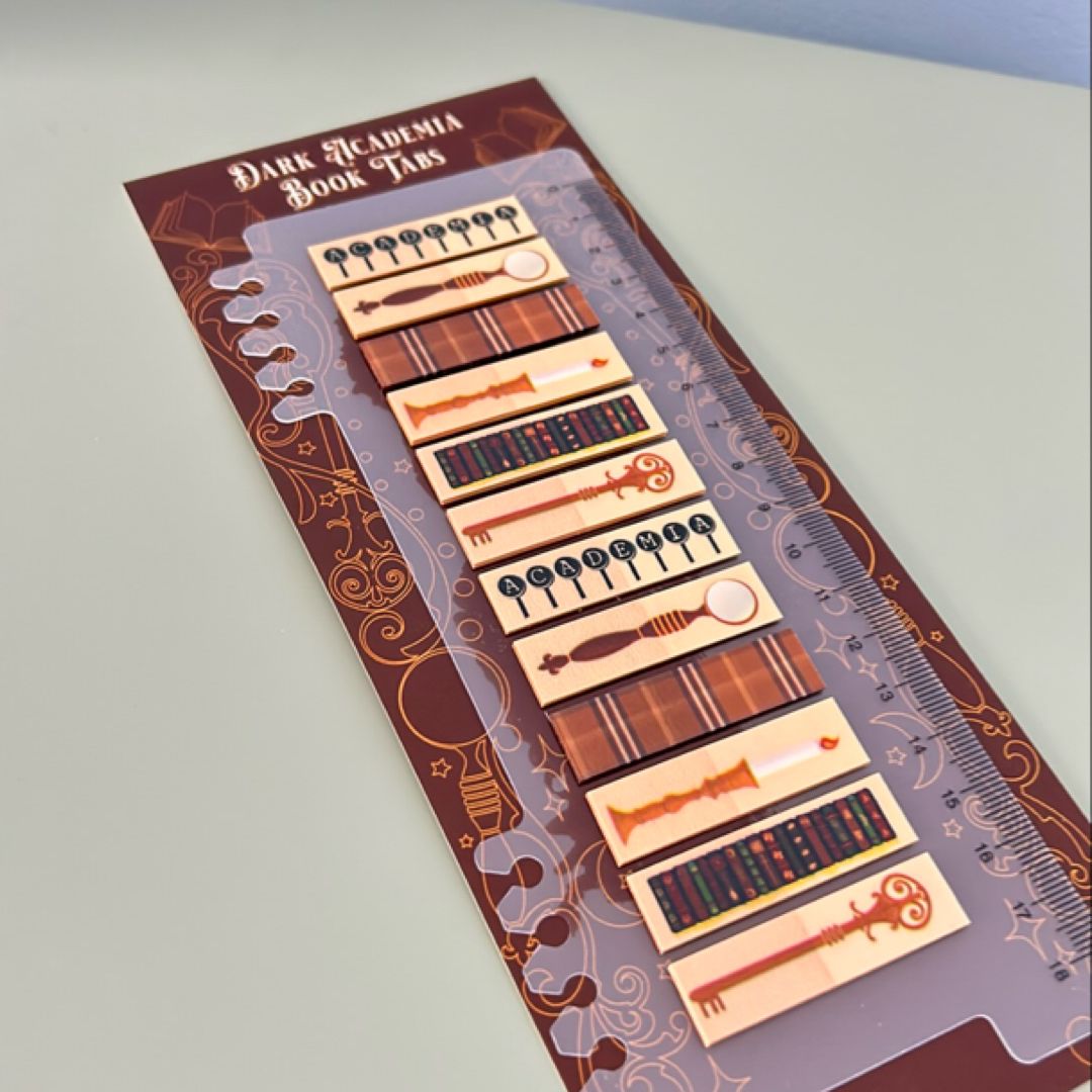 Dark Academia Book Tabs