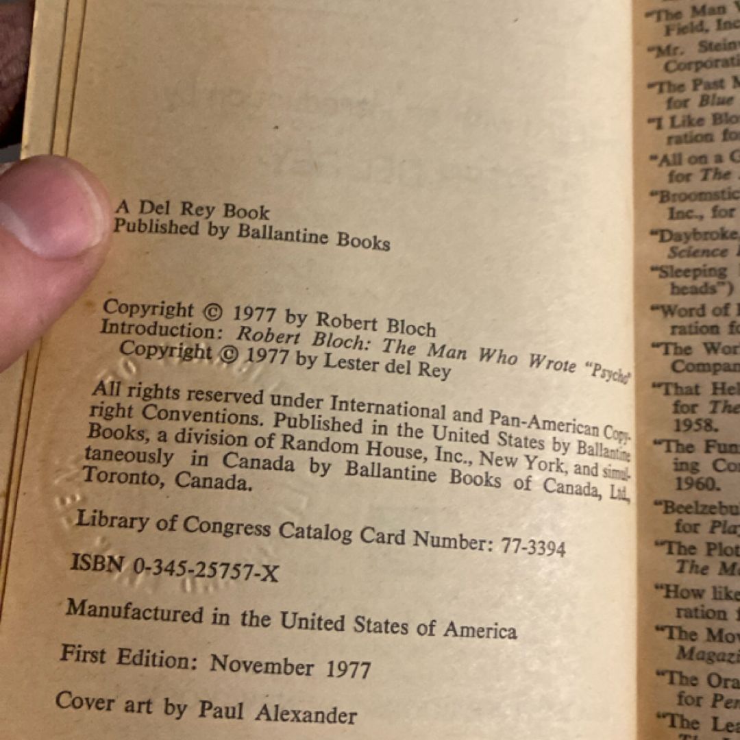 The Best of Robert Bloch