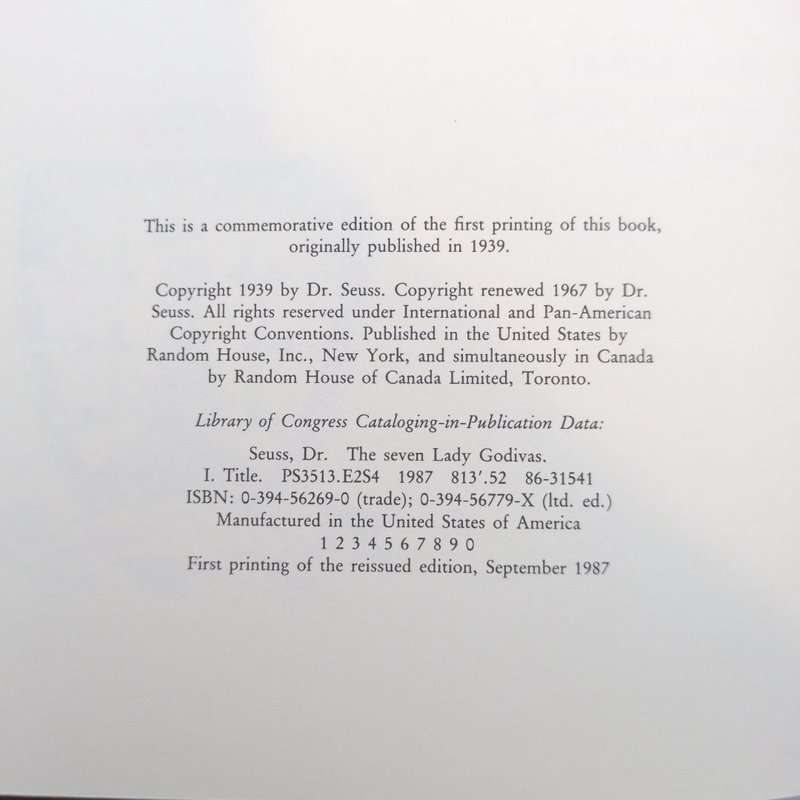 The Seven Lady Godivas