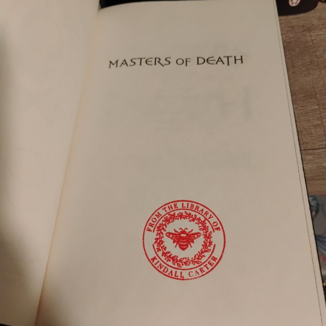 Masters Of Death [signed Owlcrate Edition, 1st Tor Printing]