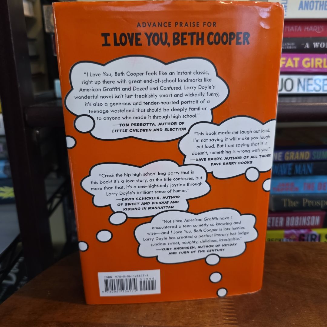 *FIRST EDITION  & FIRST PRINTING* I Love You, Beth Cooper
