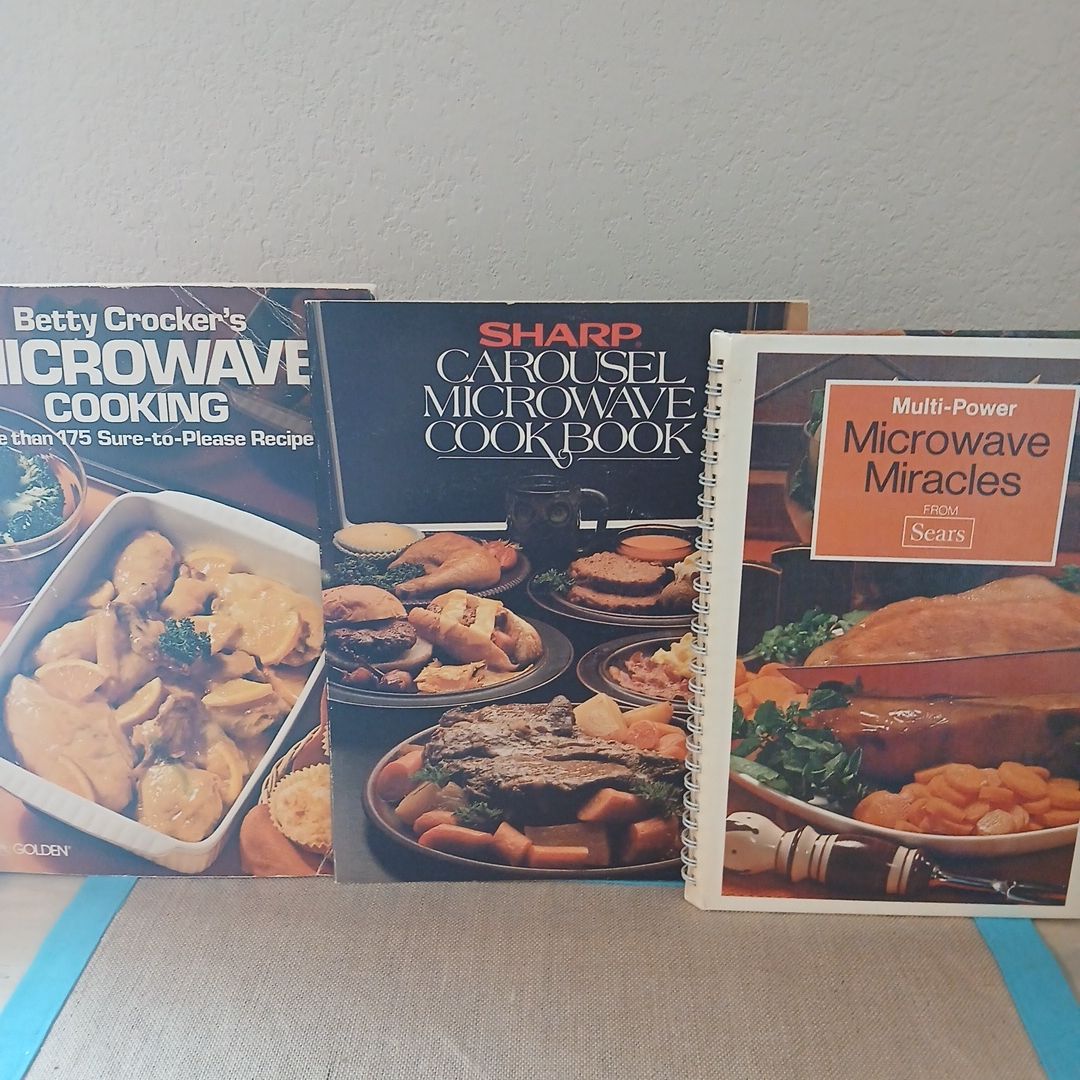 Betty Crocker's Microwave Cooking + 2 Microwave Cookbooks