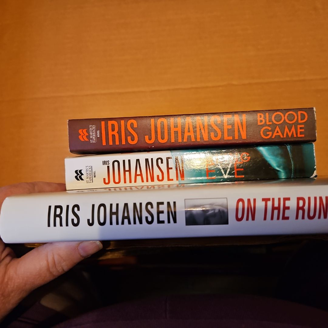 Lot of 3 Books - Blood Game, Taking Eve, On The Run