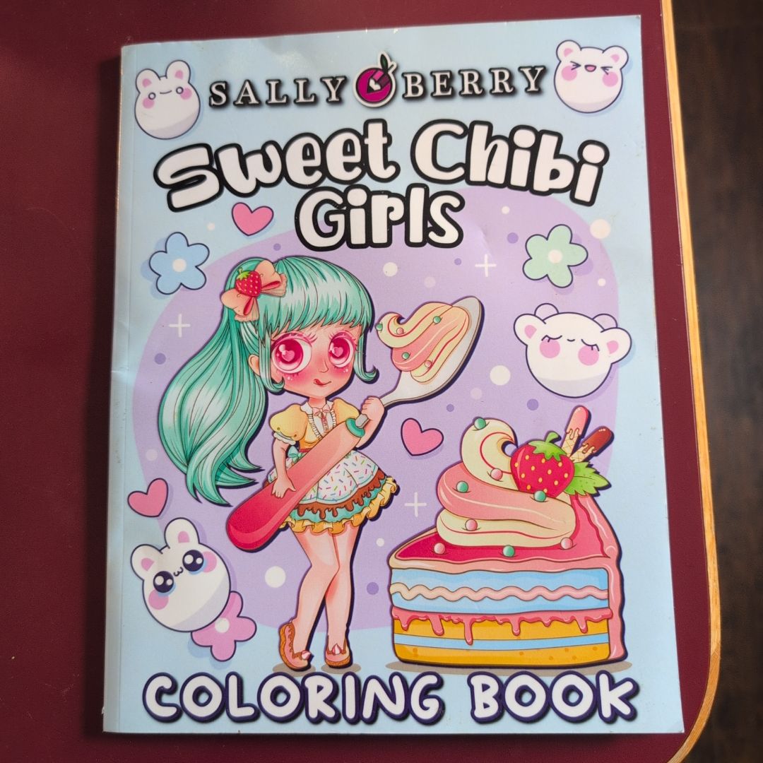 Sweet Chibi Girls Coloring Book