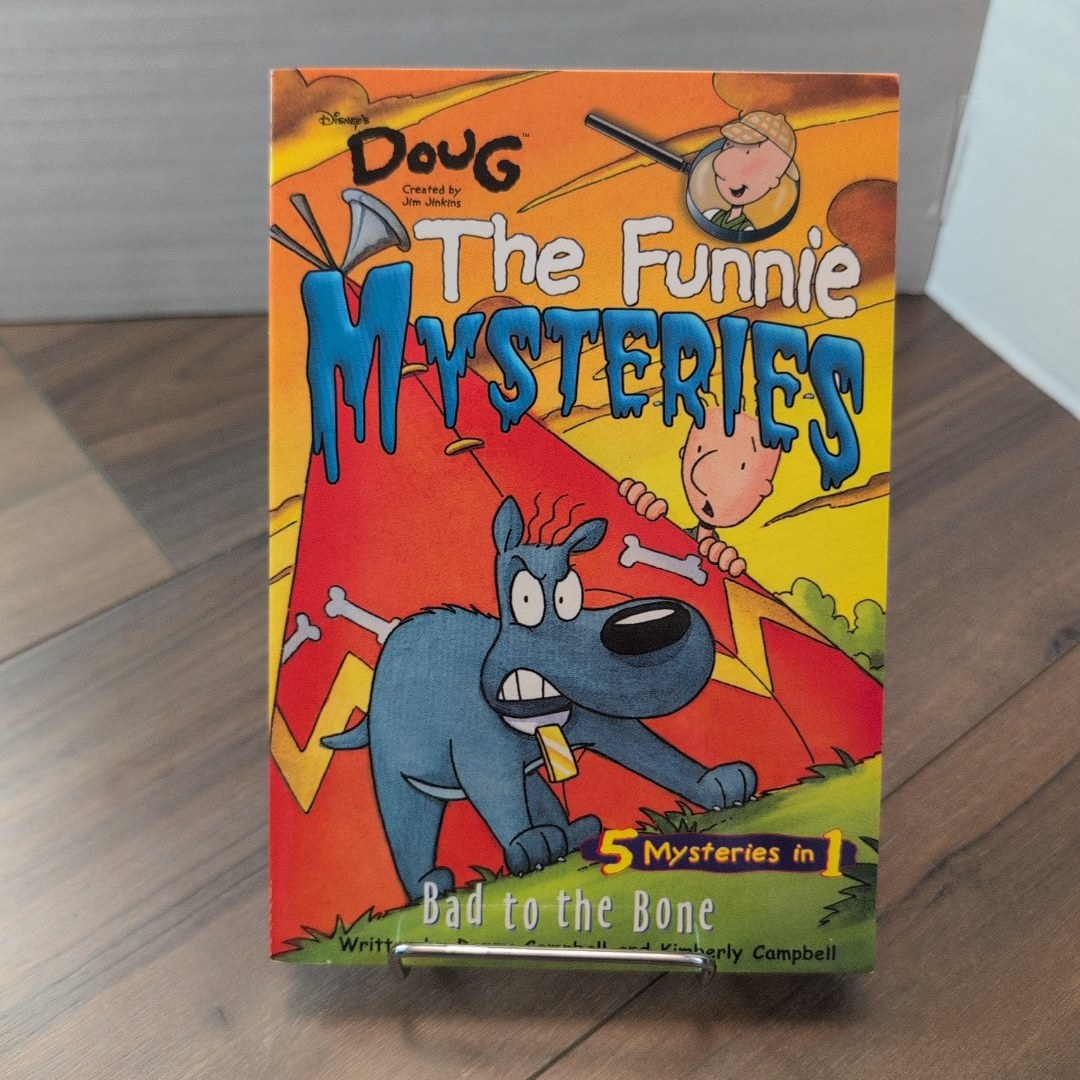 Disney's Doug #6- The Funnie Mysteries- Bad to the Bone (5 Mysteries in 1)