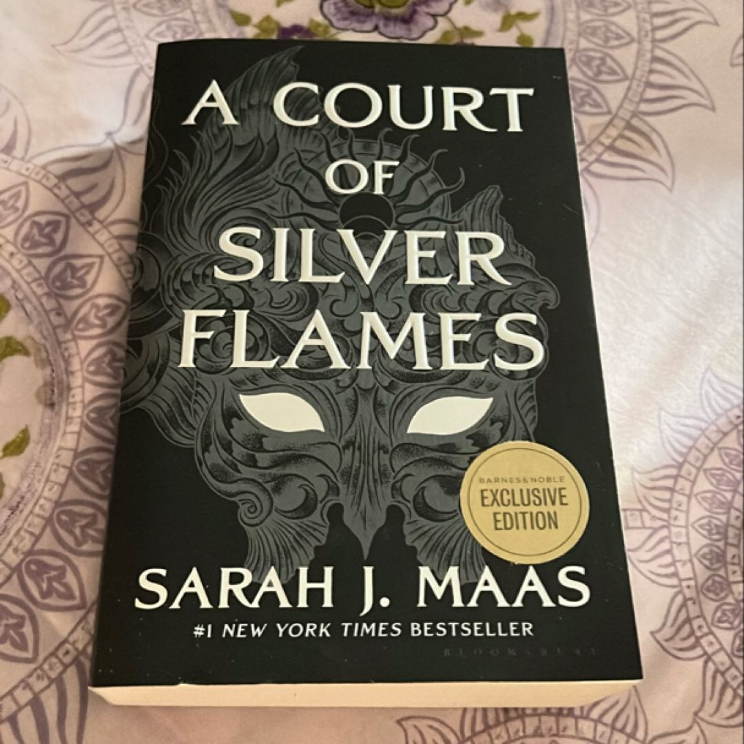 A Court of Silver Flames Barnes and Noble exclusive black paperback