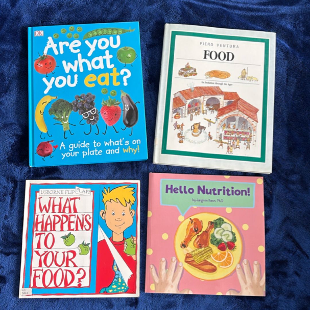 Kids Nutrition & Food Science Books (4-Book Bundle) | Homeschool Health Unit