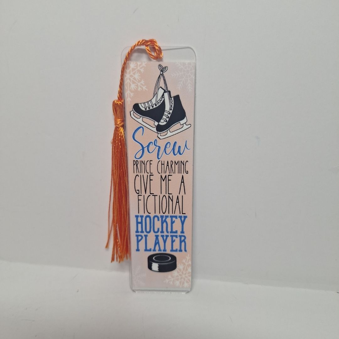 Hockey Booktok Girlie Bookmark