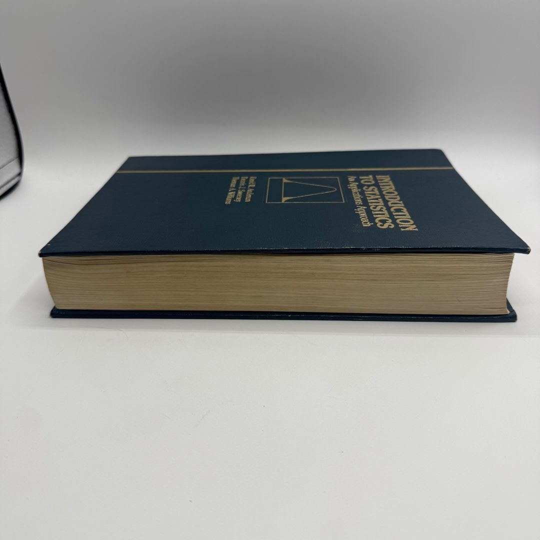 Introduction to Statistics by David R. Anderson, Thomas A. Williams ...