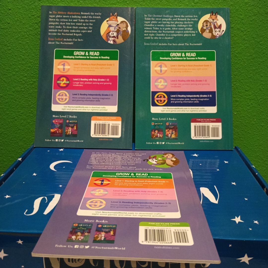 The Nocturnals Grow and Read Activity Box