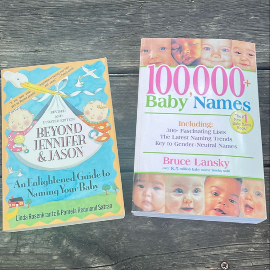 2 Book Lot— Books on Baby Names