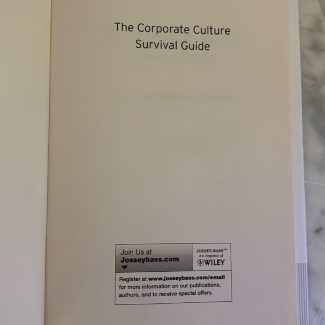 The Corporate Culture Survival Guide