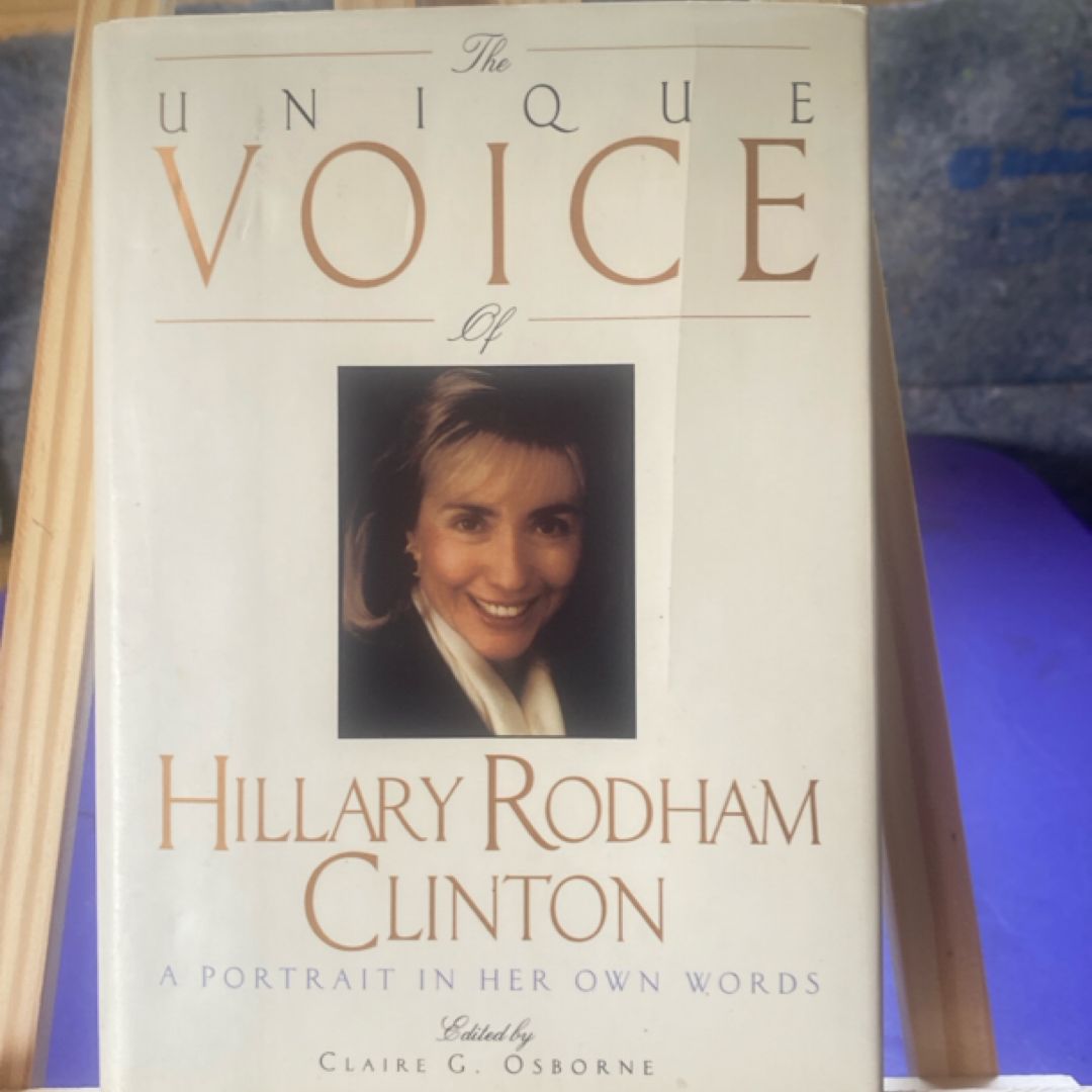 The Unique Voice of Hillary Rodham Clinton