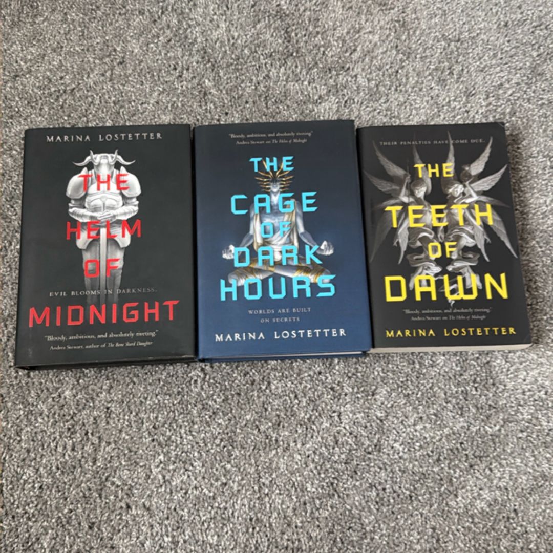 The Five Penalties trilogy (all first editions, first printings)