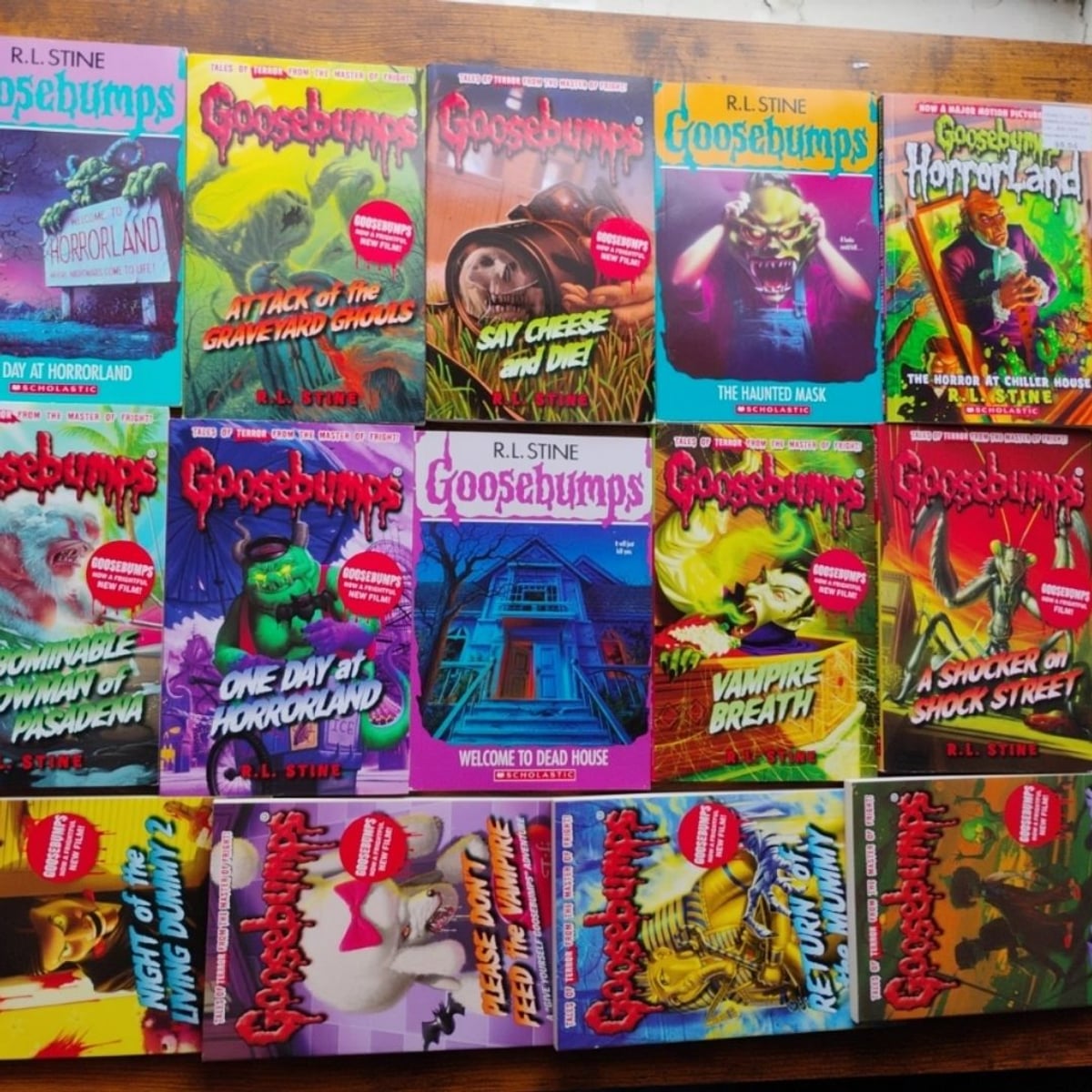 Lot of R.L Stine Goosebumps Books Kids Scary Horror Paperback Summer ...