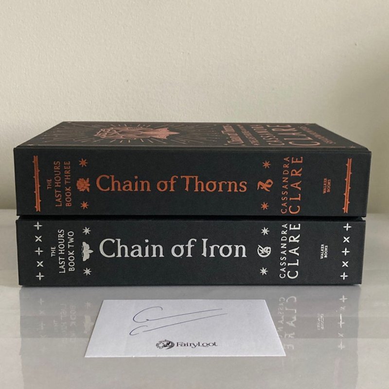 Chain of Thorns & Chain of Iron w/ SIGNED Bookplate Fairyloot Exclusive Editions