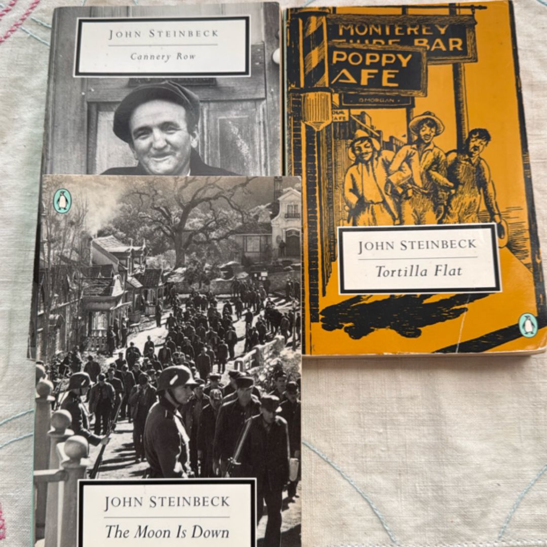 Tortilla Flat, The Moon is Down, Cannery Row