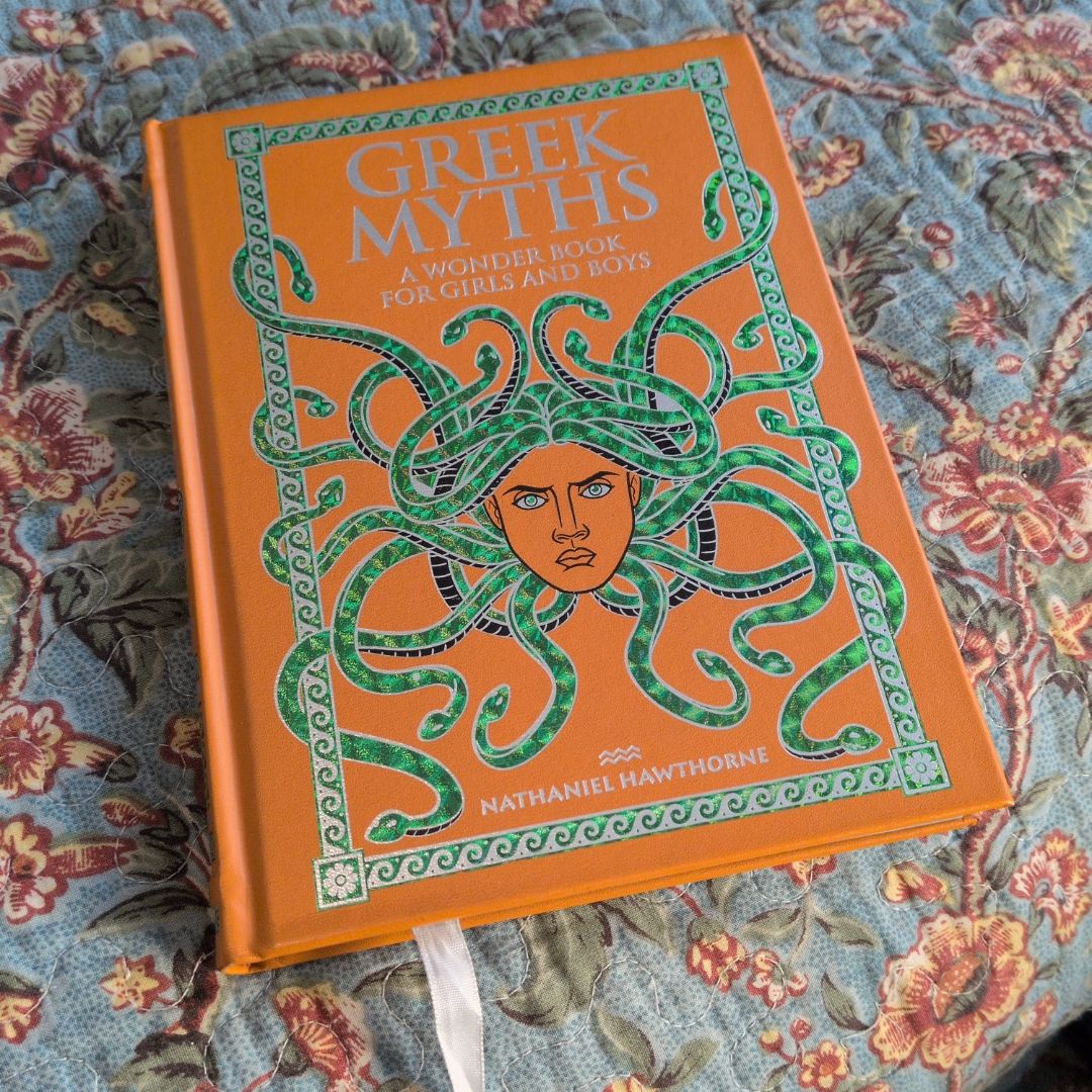 B&N Greek Myths a Wonder Book Leather-O/P