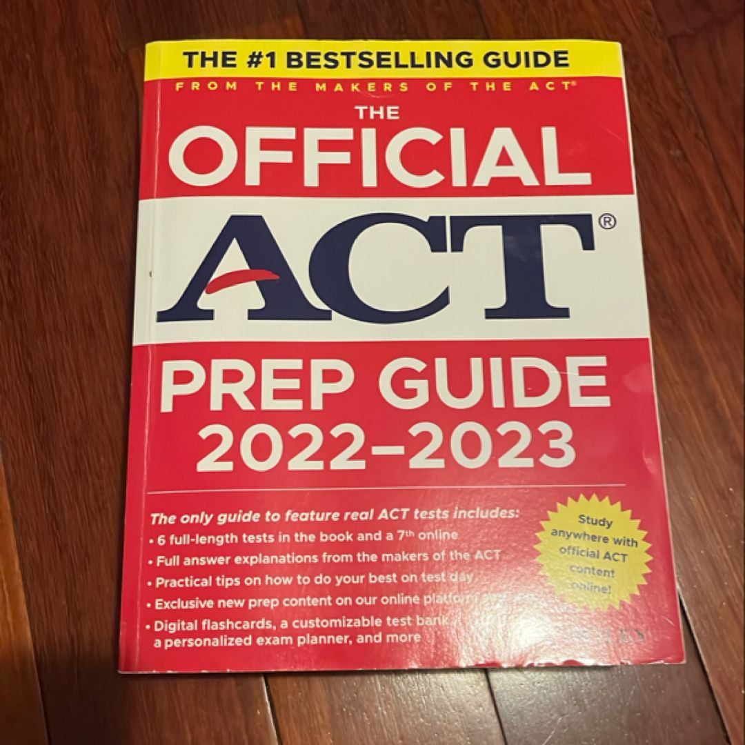 The Official ACT Prep Guide 2022-2023, (Book + Online Course)