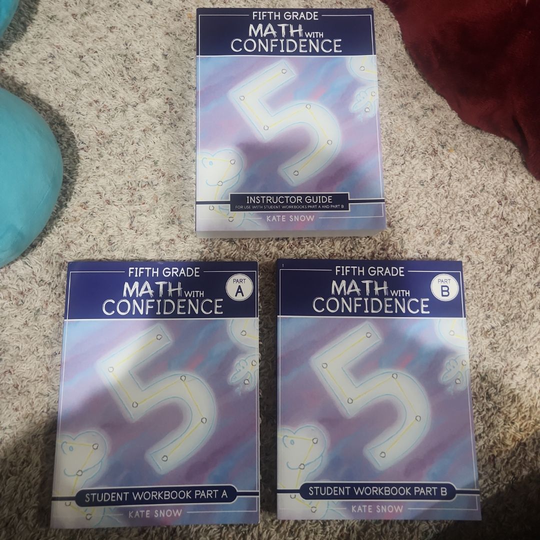 Fifth Grade Math with Confidence Student Workbook A and B 