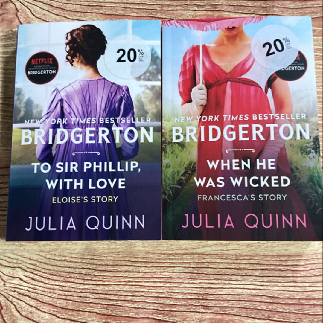 Bridgeeton set: eloise and francesca