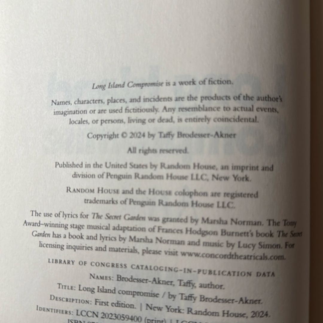 *Signed* Long Island Compromise