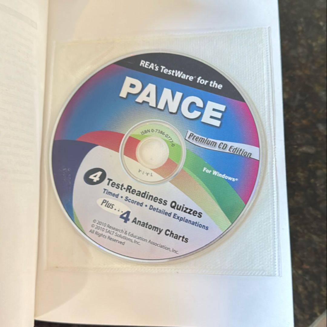 PANCE (Physician Assistant Nat. Cert Exam) Flashcard Book W/CD-ROM by ...