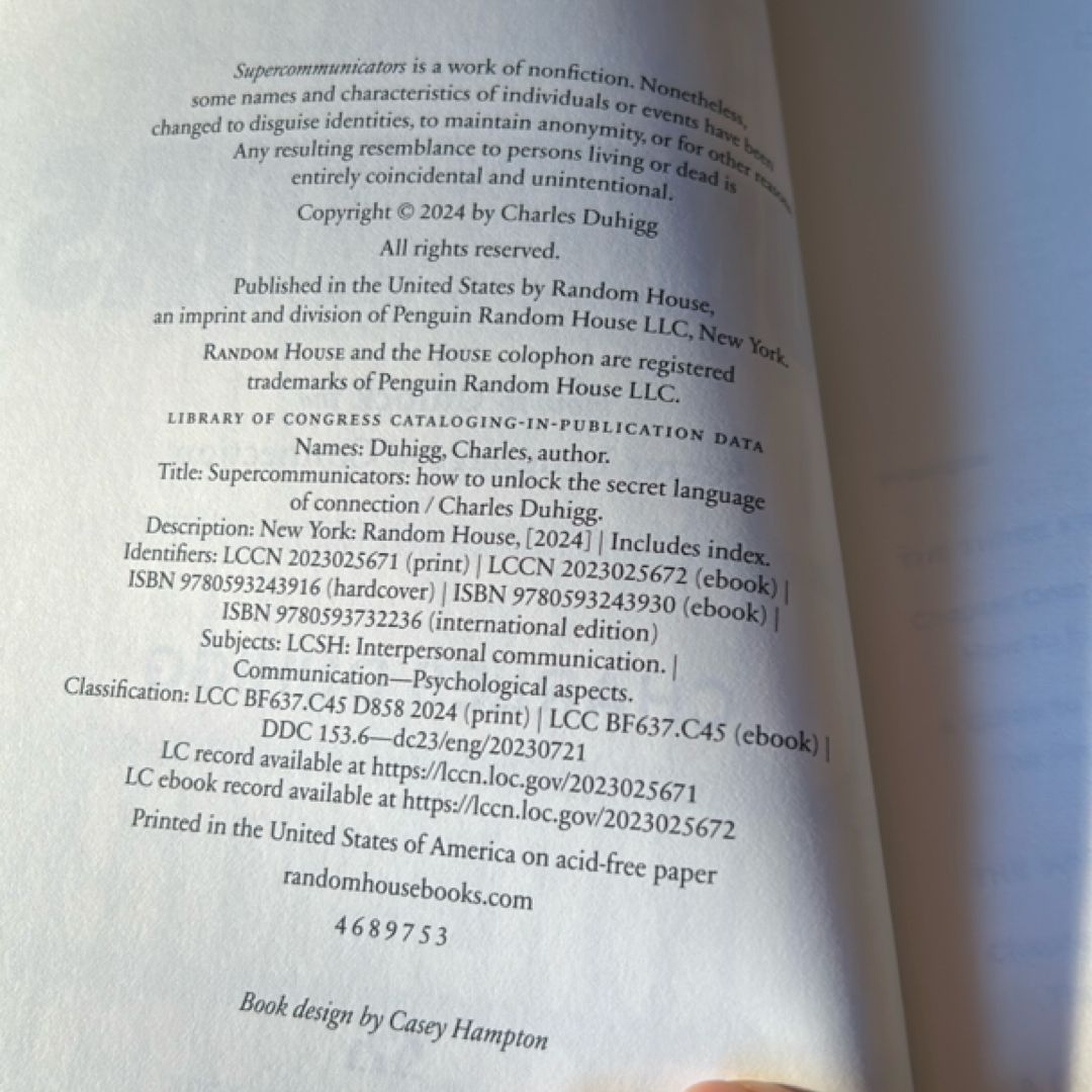Supercommunicators (1st Ed/1st)