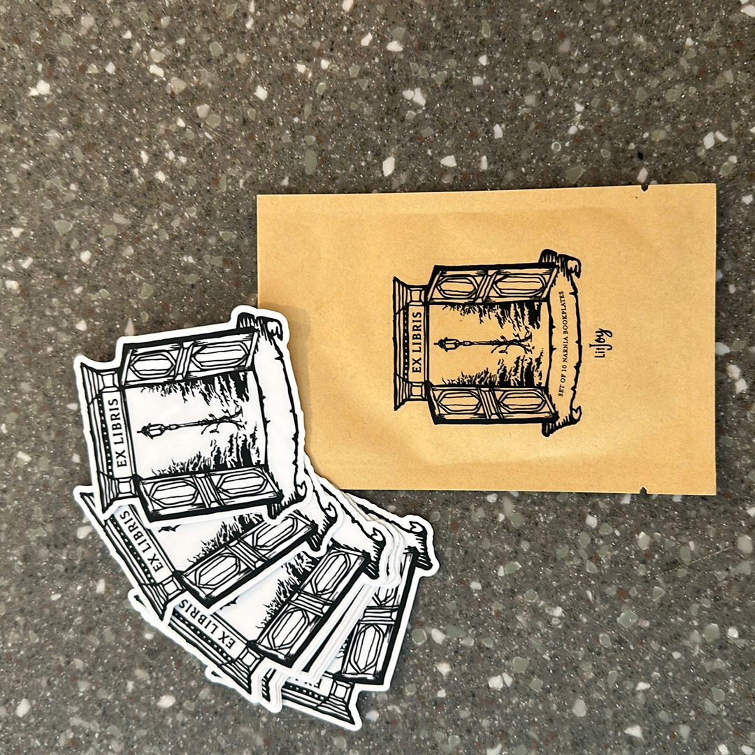 10x Narnia Bookplates 