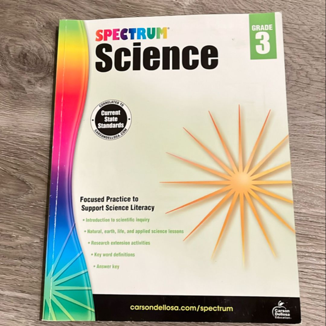 Spectrum Science, Grade 3
