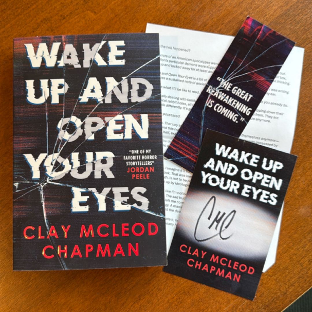 Wake up and Open Your Eyes w/  SIGNED bookplate