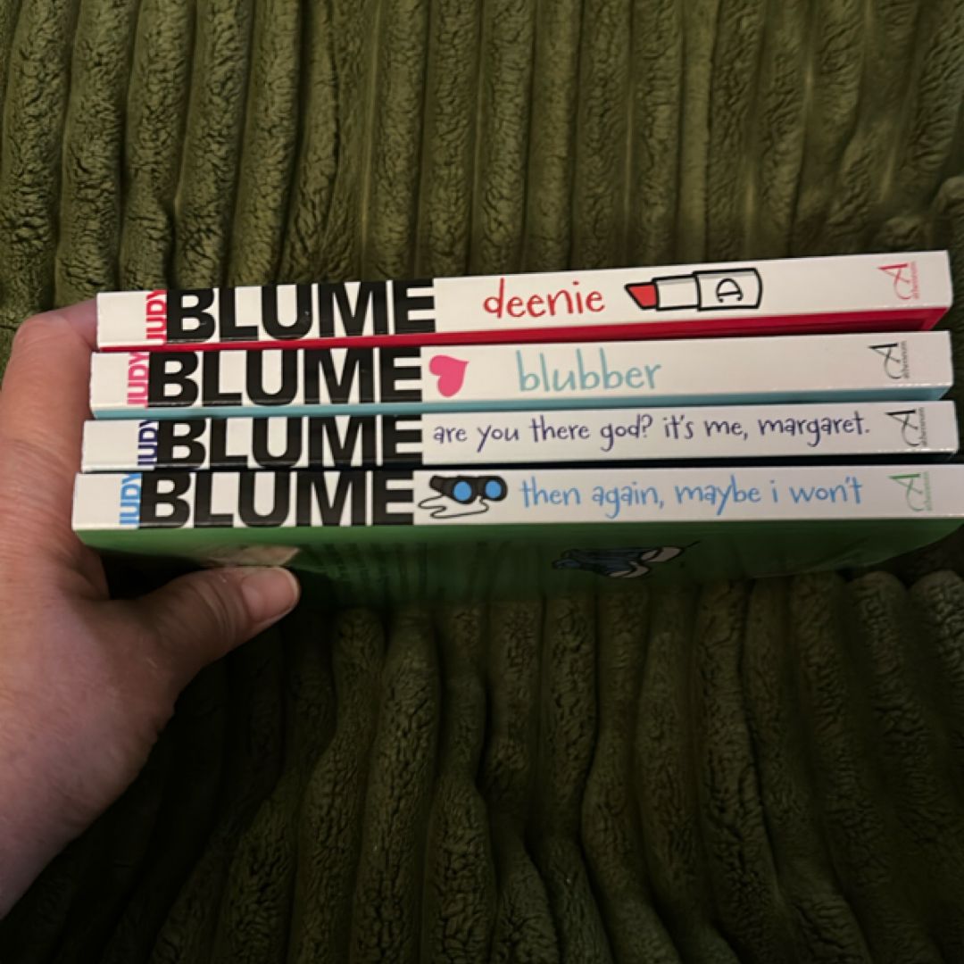 Judy Blume Bundle: Deenie, Blubber, Then Again, Maybe I Won’t, Are You There God? It’s Me, Margaret