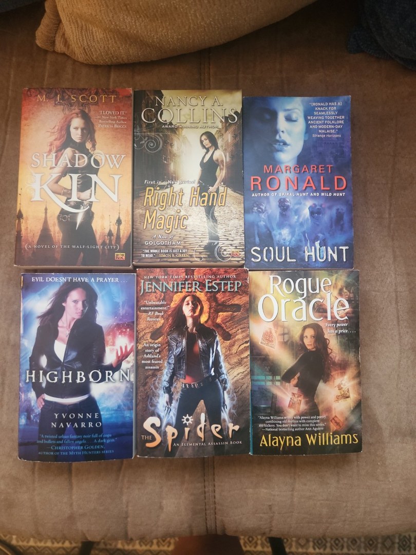 Fantasy Magic Lot of 6 Paperback Books Set #1