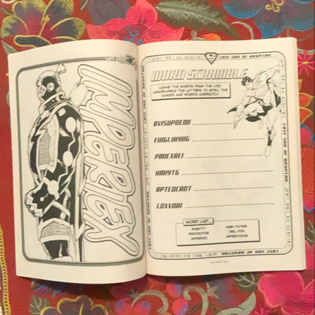Superman JUMBO Coloring & Activity Book