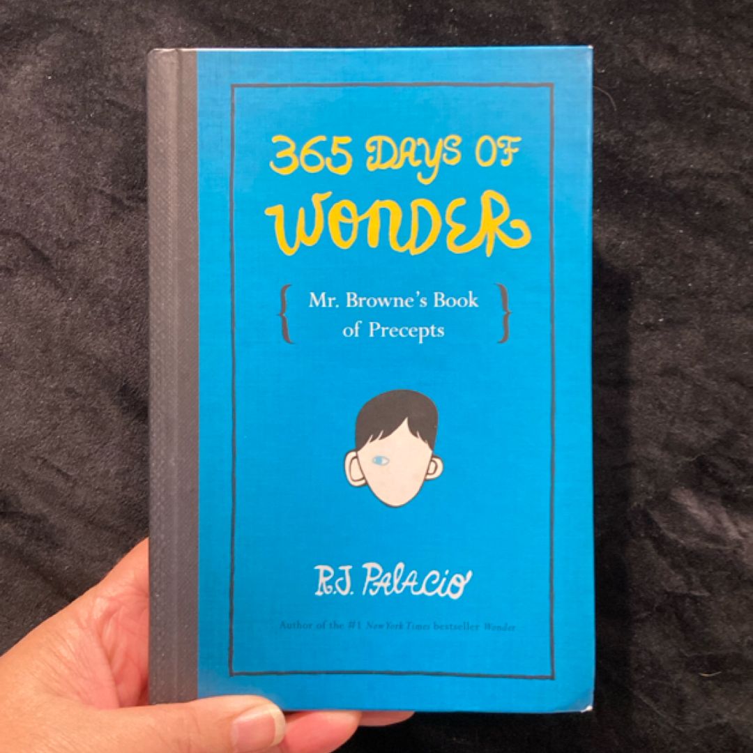 365 Days of Wonder: Mr. Browne's Precepts