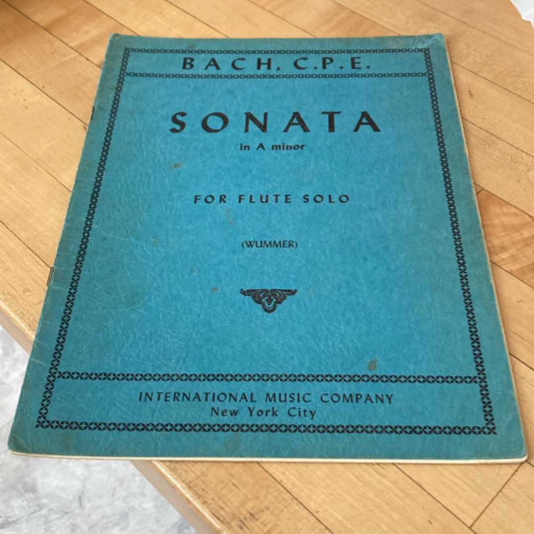 Sonata in A minor for flute solo