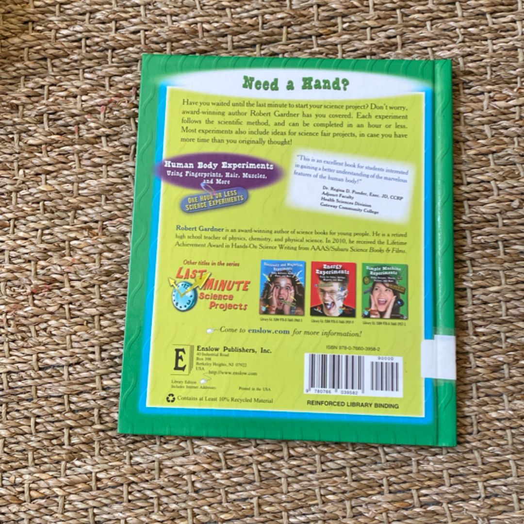 Human Body Experiments Using Fingerprints, Hair, Muscles, and More