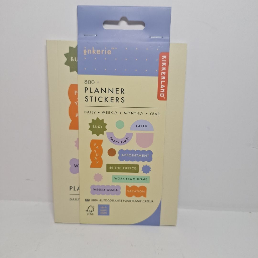 800+ Planner Stickers Kikkerland inkerie