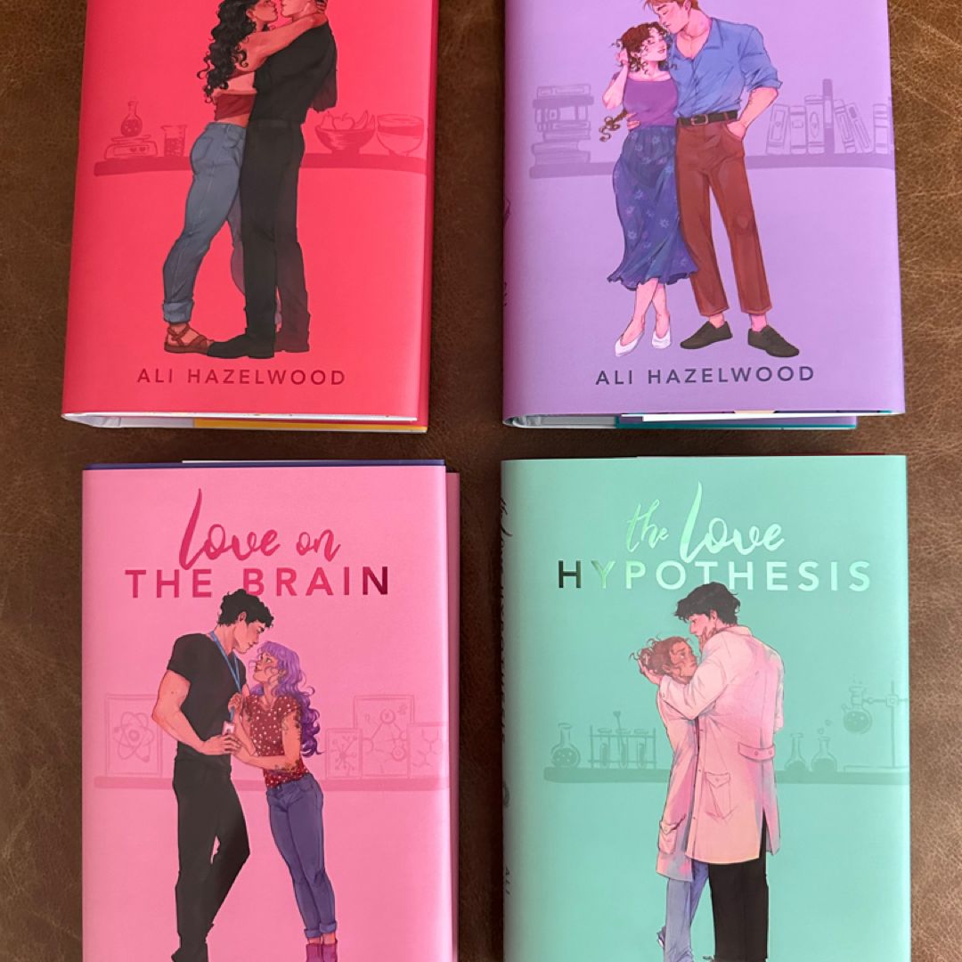 Illumicrate Afterlight Ali Hazelwood Signed Books W/ Dust jackets Sprayed Edges