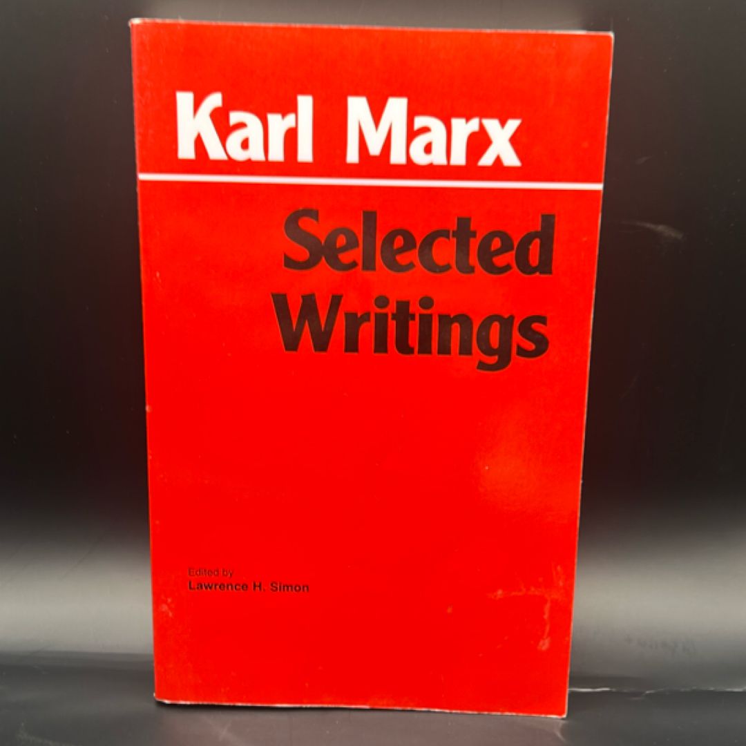 Marx: Selected Writings