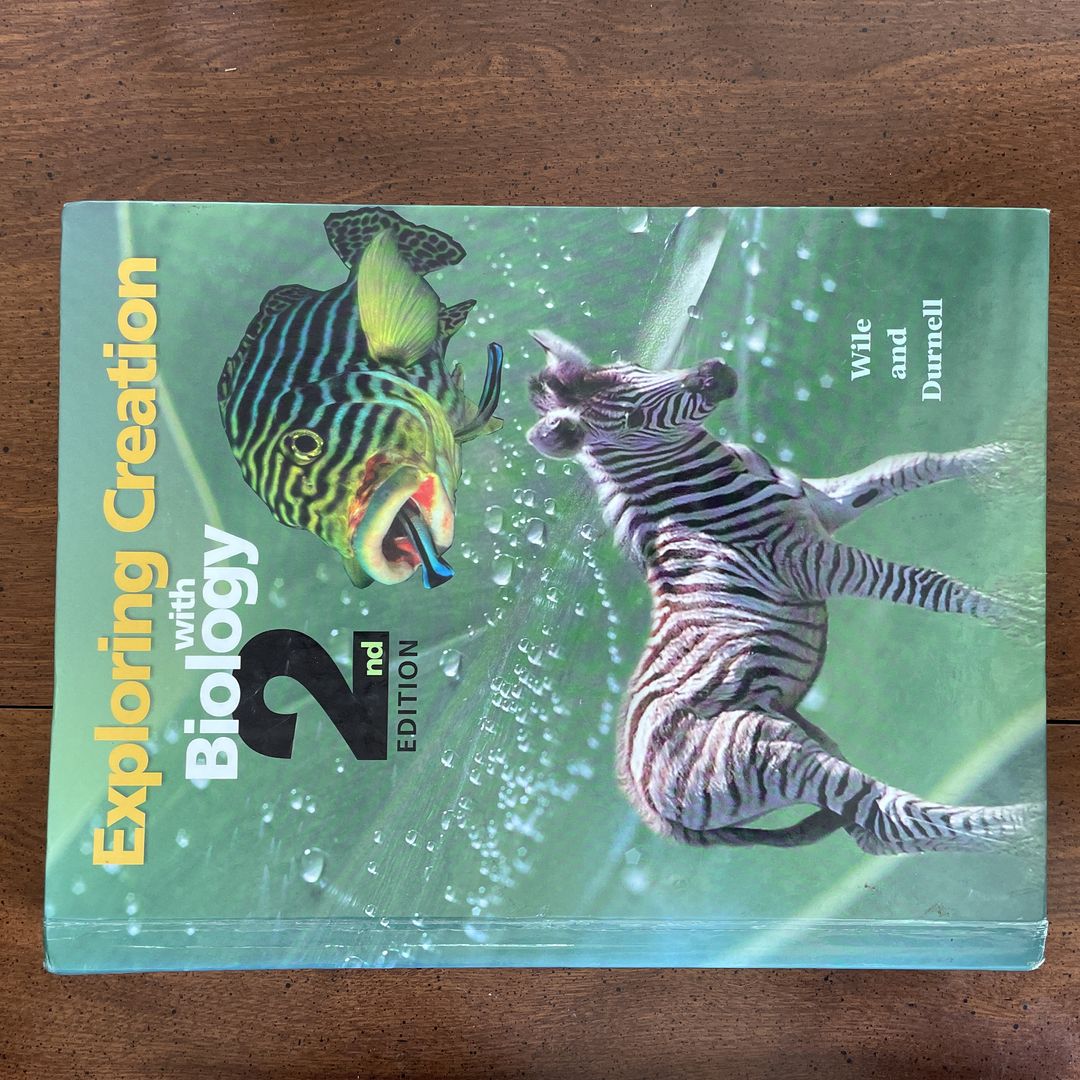 Exploring Creation With Biology Textbook – Apologia Jay Wile Hardcover (Very Good Condition)