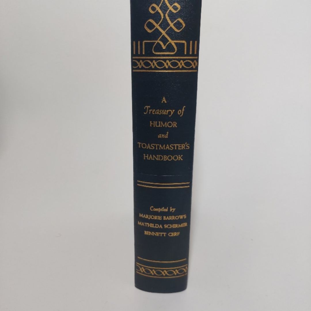A Treasury of Humor and Toastmasters Handbook