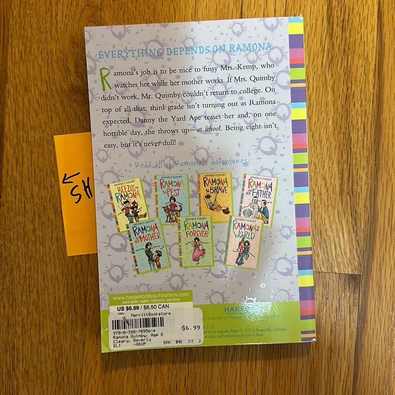 Ramona Quimby, Age 8